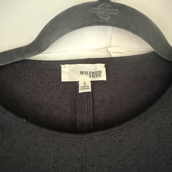 Wilfred Long Sleeve Knit Dress | Dark Grey | Size S - Picture 4 of 5